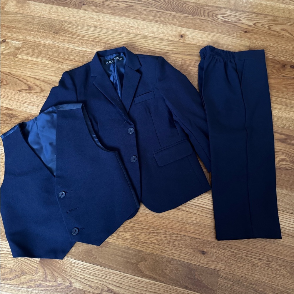 Boys Size 4T Navy Blue Suit Set